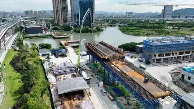 温州市域铁路s3线一期工程全长33.2公里,项目于2023年3月全面开工.