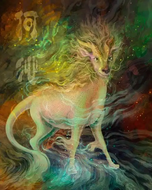 神兽插画之麒麟