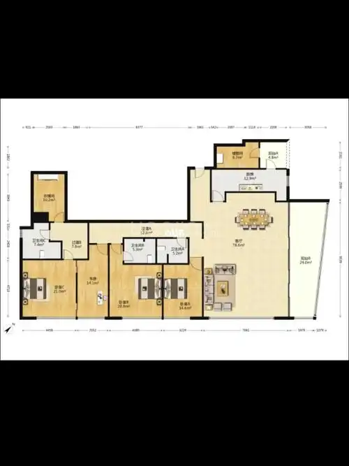 重庆渝中半岛地标性建筑,来福士70年产权,看两江交汇,一线江景大平层