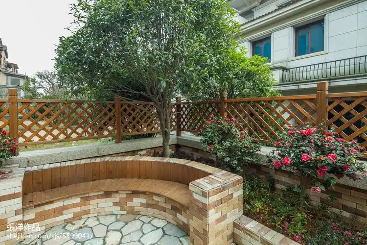 混搭风格别墅花园设计效果图