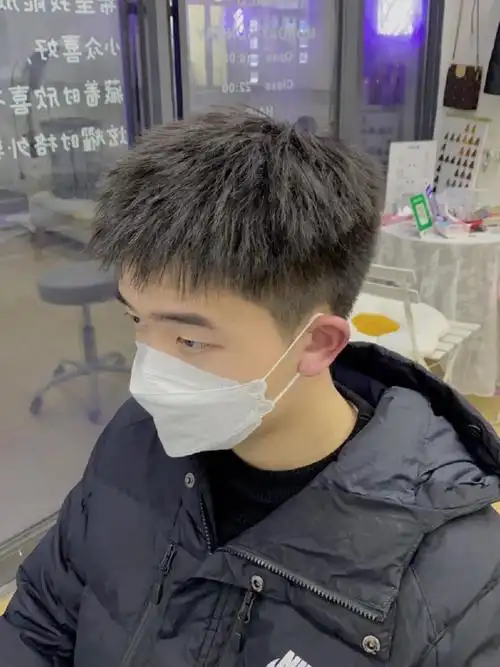 男生短发发型摩根烫短碎发