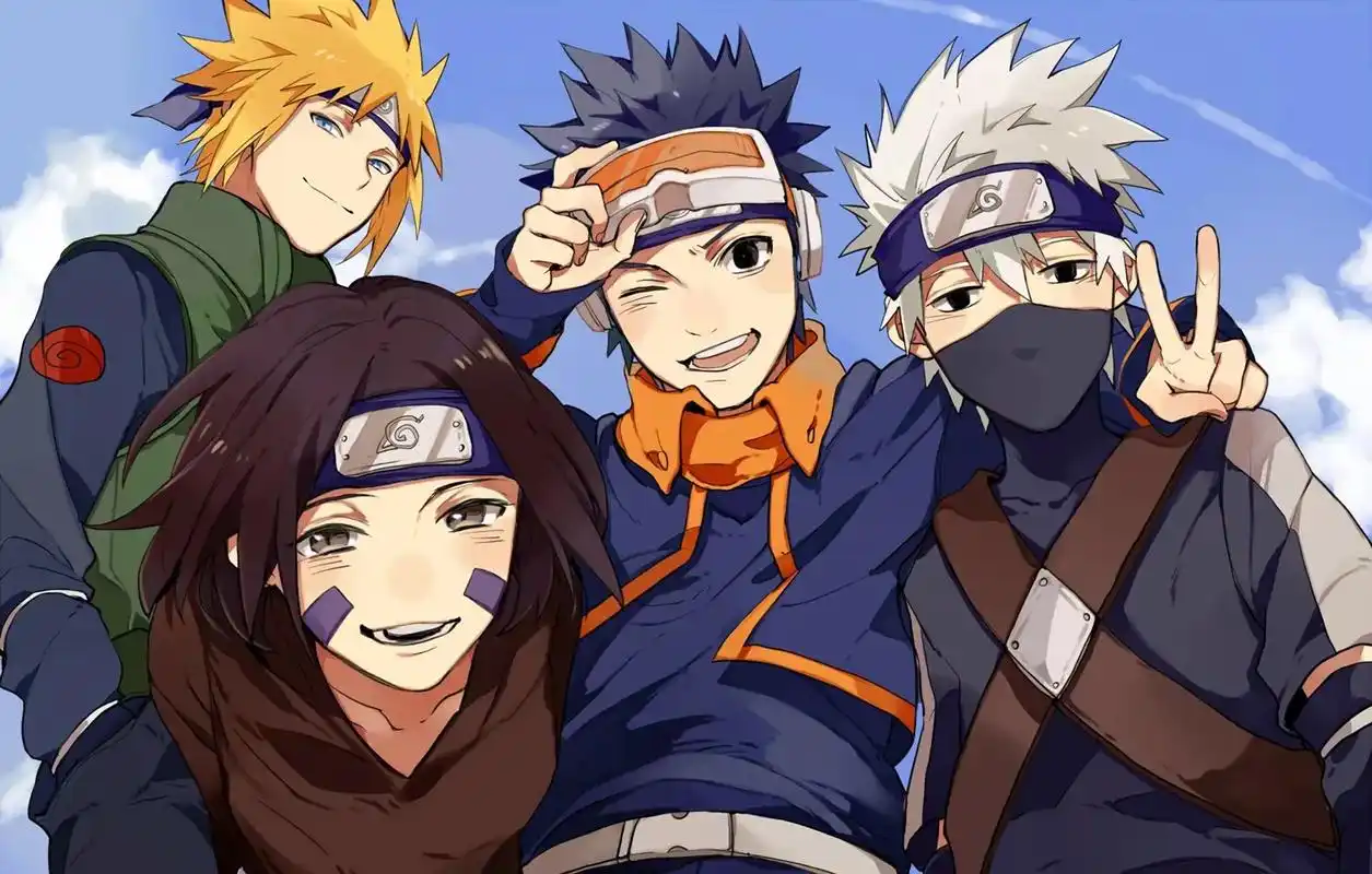 火影壁纸 把笑刻在脸上的 - 抖音