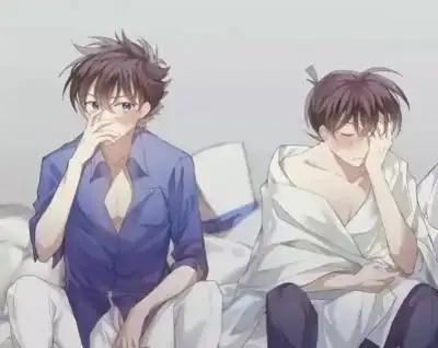 柯南 工藤新一 滚筒洗衣机 黑羽快斗 怪盗基德 快新(`)