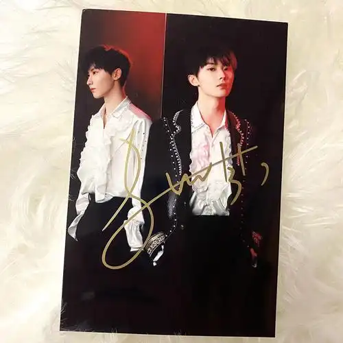 马嘉祺笔签名照片时尚周边非印刷爱豆照亲笔签名 小马10【图片 价格