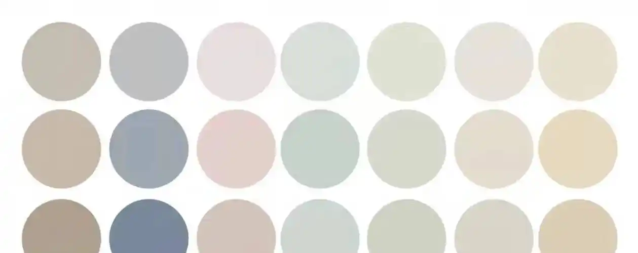 我们还可以从颜色的明度下手,选择明度高且饱和度低的色彩,像浅色系