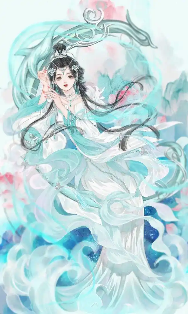 100多张古风手绘图片唯美人物精选古装美女图片高光网