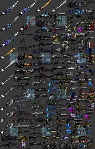 科幻幻想系列武器合集 日系手游/崩坏学园2/游戏美术资源素材集/ui