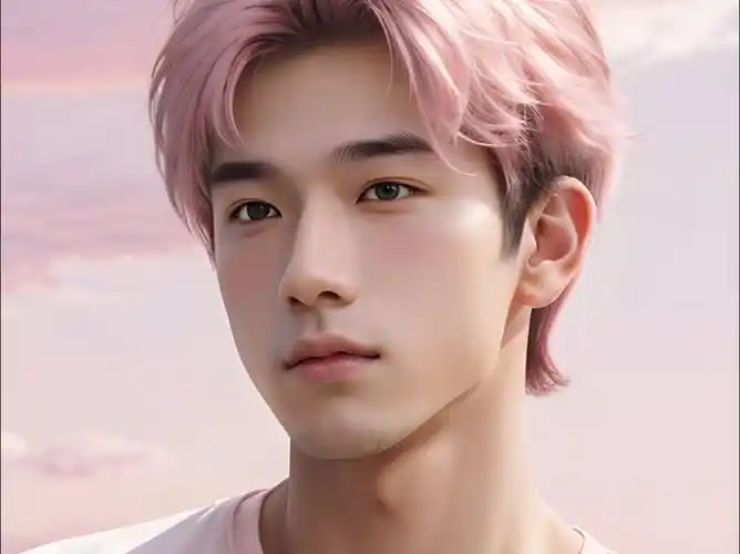 粉色系男生壁纸