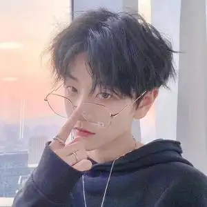 假发男中分短发韩版帅气齐刘海自然短卷发学生日常蓬松逼真全头套