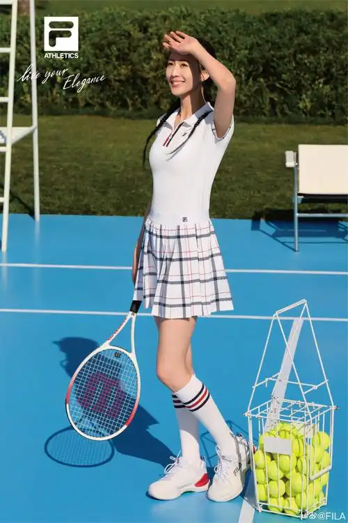 fila时尚运动代言人张钧甯##fila网球##fila tennis