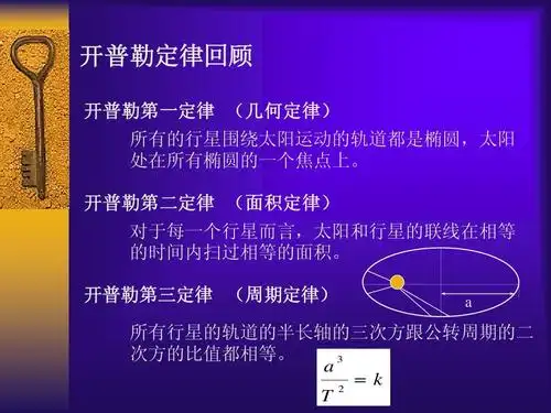 开普勒第三定律