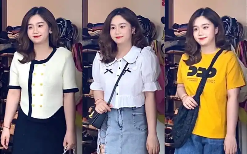 153cm 110斤～苹果型身材