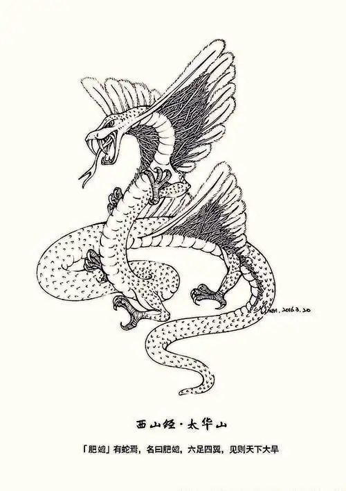 凶猛的蟒蛇简笔画