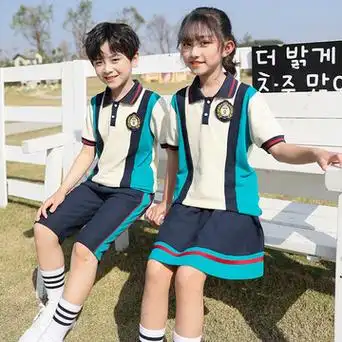 小学生校服套装夏季新款运动会英伦风儿童表演班服幼儿园园服