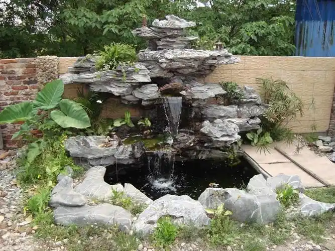 假山喷泉水景景观安装施工