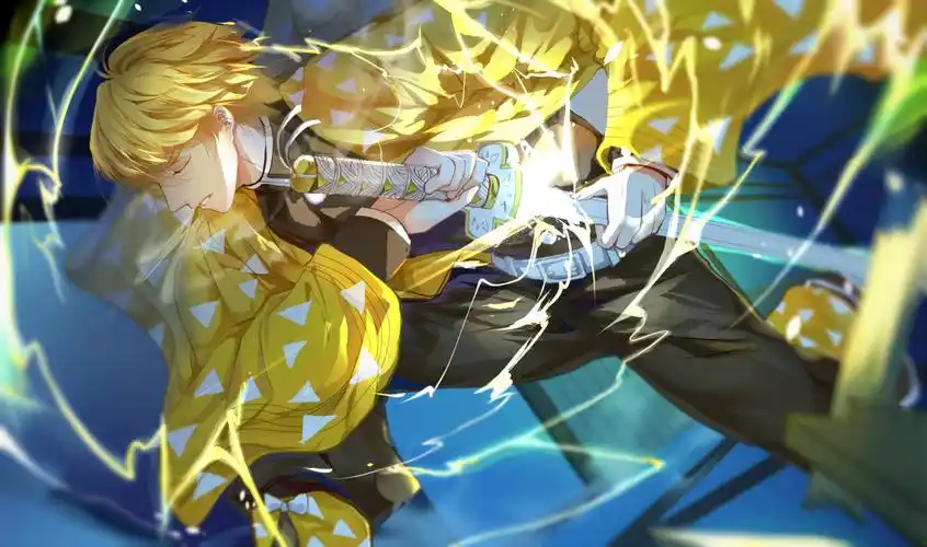 鬼灭之刃我妻善逸角色电脑壁纸