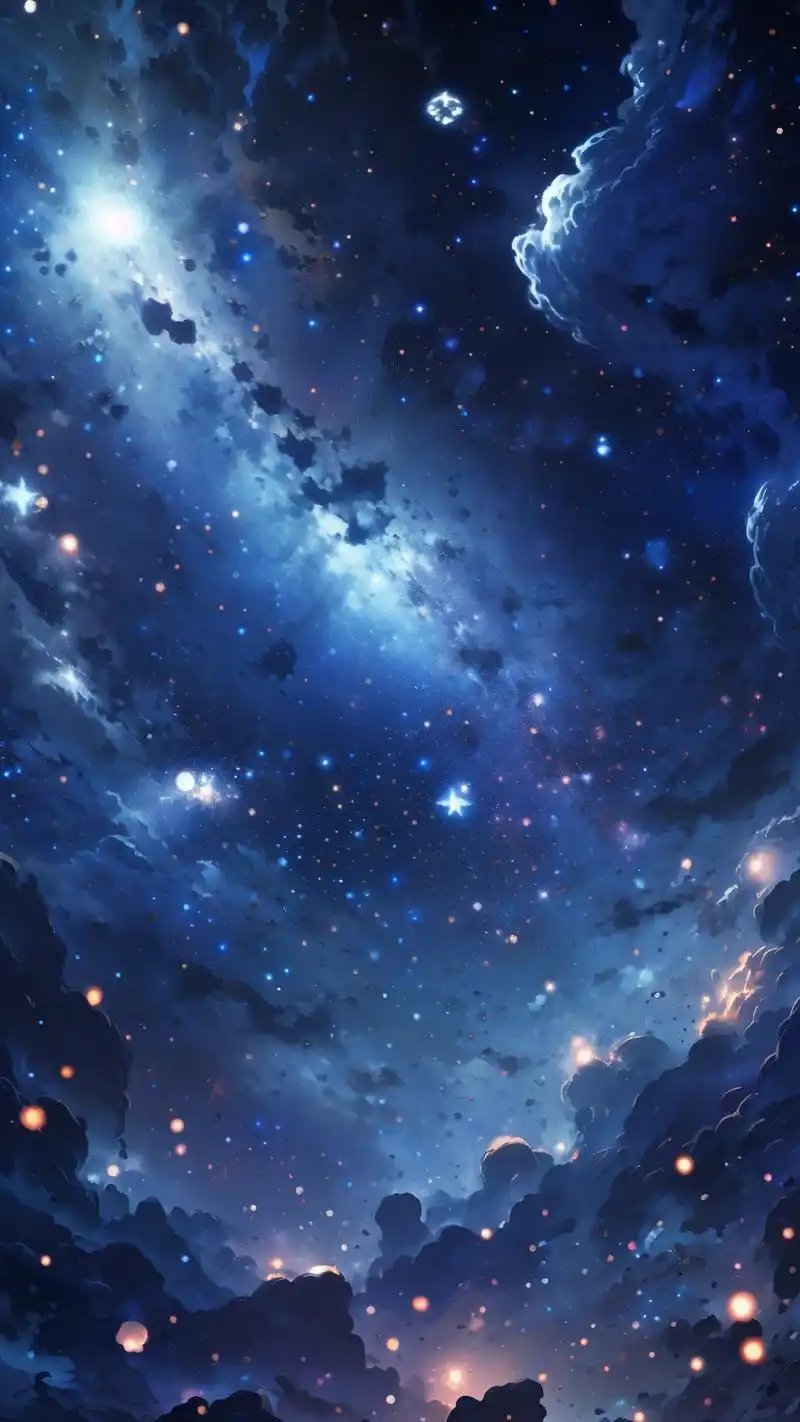 梦幻蓝紫色夜空壁纸9078 探索梦幻般的蓝紫色夜空,这些壁纸将带你