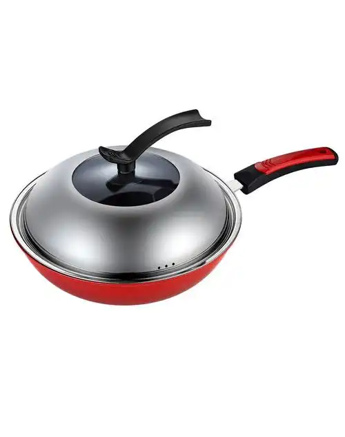 希勒32cm精铁炒锅