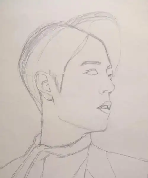 肖战  #素描