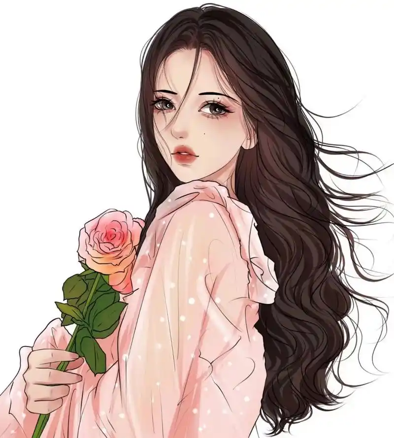 人物五官立体精致细腻,气质优雅高贵,给人感觉文艺范十足.