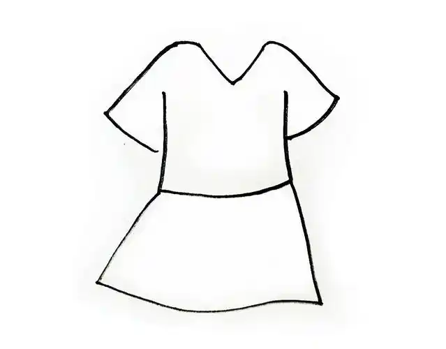 跟着步骤,简单易画幼儿简笔图画衣服图片衣服简笔画大全,学会了教女儿