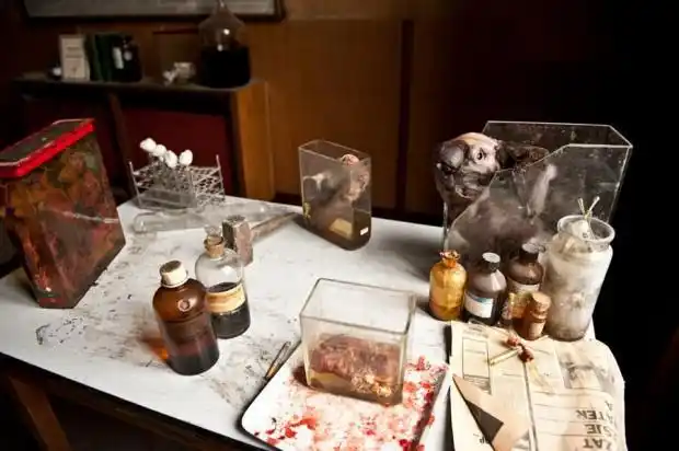 恐怖在一个废弃的实验室