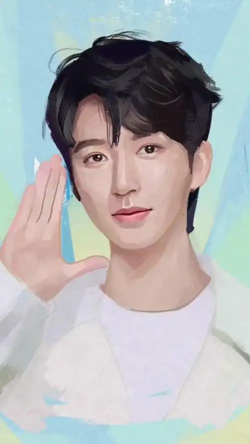 【手绘贺峻霖】线稿仅供参考 #时代少年团贺峻霖 #画画 #益博思