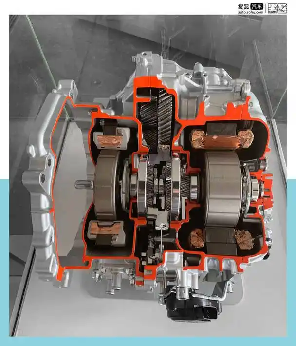 丰田e-cvt变速箱剖面图