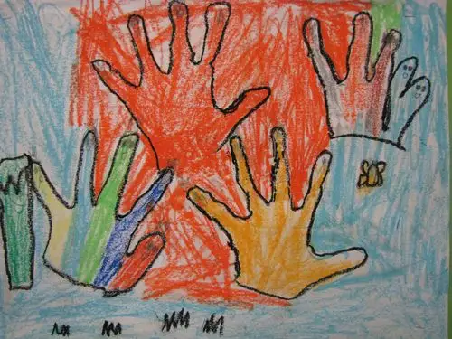 2a 周恒宾   手掌画