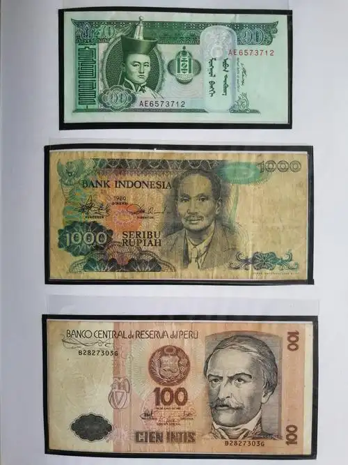 世界各国纸币收藏