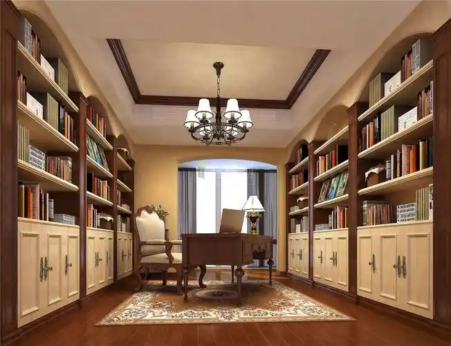 幸福城简欧风格书房
