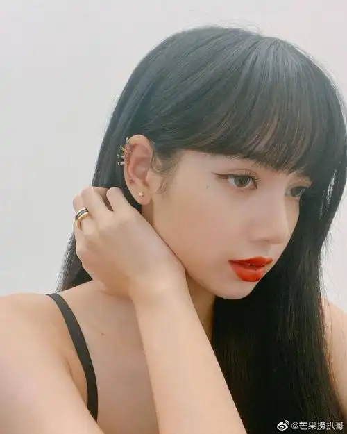 lisa黑长直怼脸大片