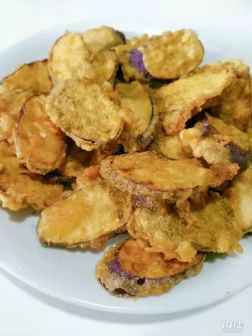 吃货在台州no38油炸孜然金针菇油炸香酥茄子