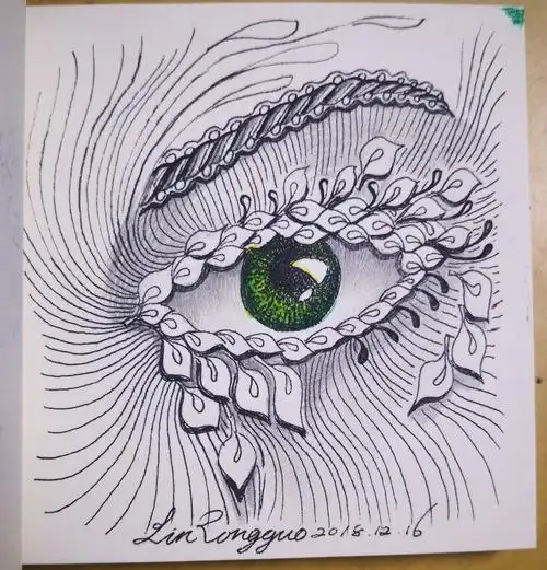 眼睛练习|纯艺术|绘画|老树林 - 临摹作品 - 站酷 (zcool)