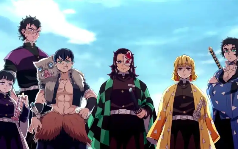 鬼灭之刃假如主角团成了柱感觉猪猪有点像风哥