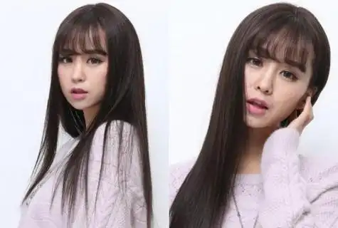 时尚的空气刘海离子烫长发是现在最多年轻mm喜欢的发型之一,想要更潮