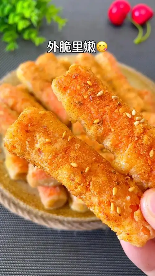 炸蟹柳做法简单又好吃