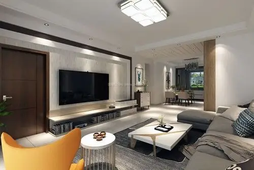 100平米新房客厅整体装修效果图