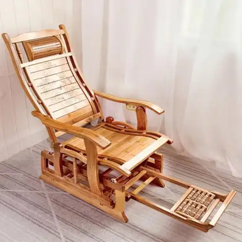 天易竹木的优惠券大全—实木摇椅躺椅休闲摇摇椅逍遥椅成人午睡椅阳台