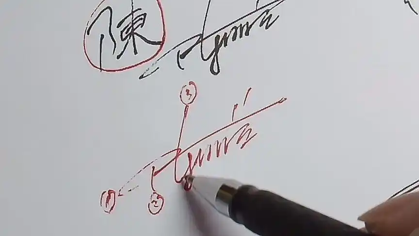 陈姓签名大全,你要的造型都在这里了