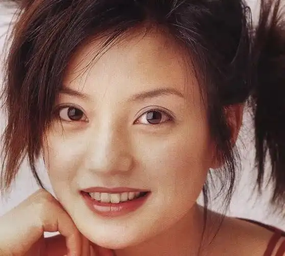 让赵薇的眼睛看起来更窄更圆,从正面看更加符合三庭五眼的比例