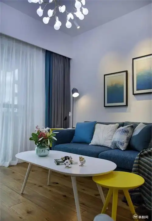 重庆95平米现代简约三室一厅装修效果图现代三室一厅一卫