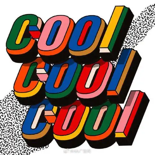 色彩斑斓的英文字效设计欣赏,来自设计师andrew footit!#海报设计