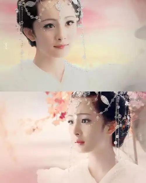 而她在《仙剑三》的另外一个角色夕瑶,却是如九天玄女一般的高冷女神.