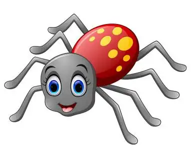 可爱蜘蛛图片-可爱蜘蛛素材-可爱蜘蛛插画-摄图新视界