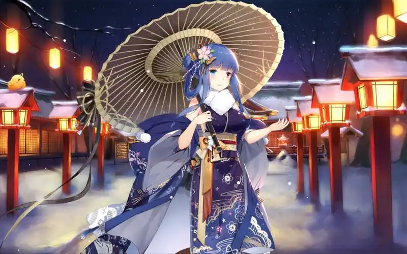 碧蓝航线伊吹新年皮肤l2d全特效语音展示