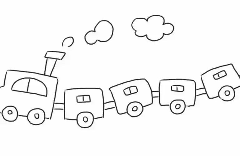 首页 交通工具简笔画 火车简笔画