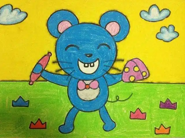 儿童8一12岁美术画简单 儿童8一12岁美术画简单春天