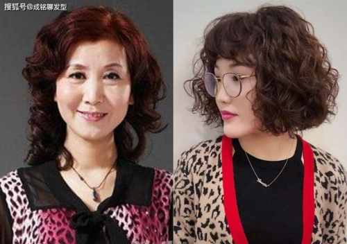 老年人怎么烫蓬松不老气?小卷洋气大卷时尚,优雅卷发蓬松又时髦_发型
