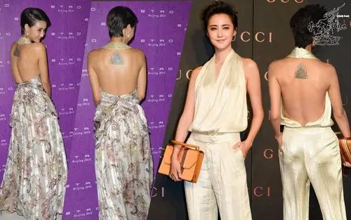 演员张歆艺的背部纹身第1页(2/3)